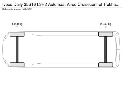 Iveco L3H2 Automaat Airco Cruisecontrol Trekhaak EURO 6 | Van Nierop BV [18]