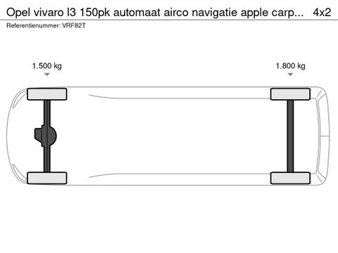 Opel vivaro l3 150pk automaat airco navigatie apple carplay 90000km marge | Van Nierop BV [13]