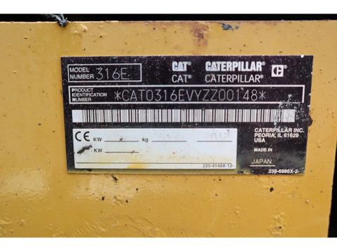 Caterpillar
316 EL | BUCKET | QUICK COUPLER | Hulleman Trucks [20]