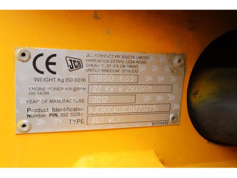 JCB
403 WLS | FORKS | BUCKET | Hulleman Trucks [20]