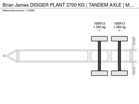 Brian James
DIGGER PLANT 2700 KG | TANDEM AXLE | MACHINE TRANSPORT | Hulleman Trucks [20]