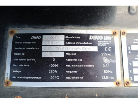 Dino
165 XTC | 16.5 METER | REMOTE | INC. TRAILER | Hulleman Trucks [20]
