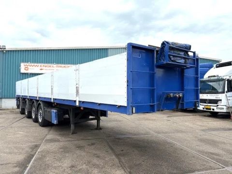 Kwb KWB P-504-STI-H 4-AXLE FLATBED TRAILER (SAF AXLES / 2x STEERING AXLE / 2x LIFT-AXLE / ALUMINIUM SIDE BORDS /ABS-EBS) | Engel Trucks B.V. [2]