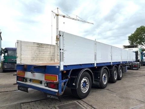 Kwb KWB P-504-STI-H 4-AXLE FLATBED TRAILER (SAF AXLES / 2x STEERING AXLE / 2x LIFT-AXLE / ALUMINIUM SIDE BORDS /ABS-EBS) | Engel Trucks B.V. [3]