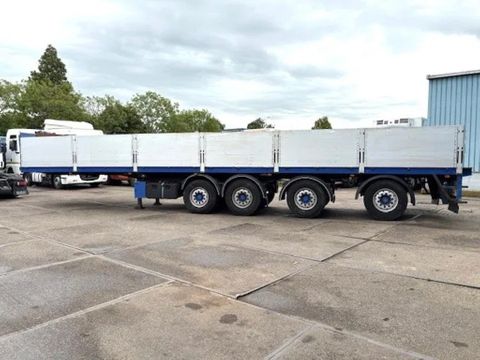 Kwb KWB P-504-STI-H 4-AXLE FLATBED TRAILER (SAF AXLES / 2x STEERING AXLE / 2x LIFT-AXLE / ALUMINIUM SIDE BORDS /ABS-EBS) | Engel Trucks B.V. [5]