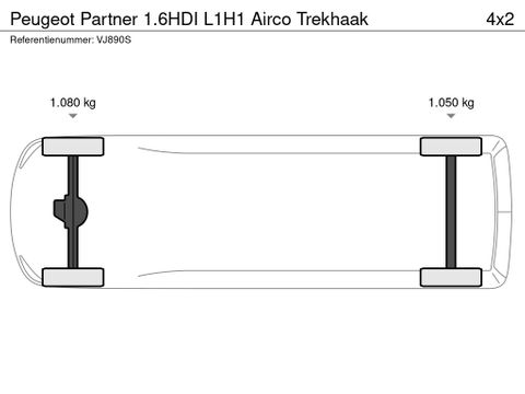 Peugeot 1.6HDI L1H1 Airco Trekhaak | Van Nierop BV [11]