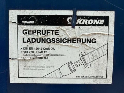 Krone SD 27 13.60M. CURTAINSIDE (BPW AXLES / DRUM BRAKES / ABS BRAKE SYSTEM / BACK DOORS) | Engel Trucks B.V. [10]