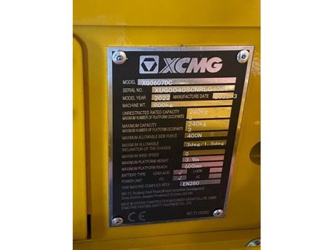 XCMG
XG0607DC | 5.9 M | NEW & UNUSED | GS-1432 | Hulleman Trucks [18]