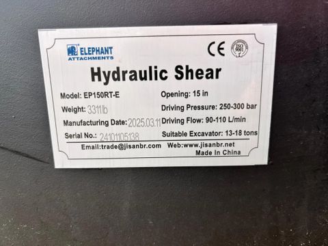 JISAN EP150RT- E Hydraulic Shear 13-18 tons machines | Brabant AG Industrie [10]