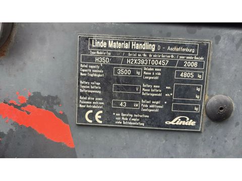 Linde
H35D | SIDESHIFT + SPREADER | FREELIFT | 4.7 M | Hulleman Trucks [16]