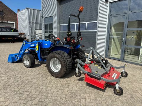 Solis Mini Tractor 26MY18 4WD Gazonbanden Voorlader + Cirkelmaaier 200 UUR | Van Nierop BV [4]