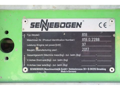 Sennebogen
818 M K9 ULM | SORTING GRAB | GOOD CONDITION | Hulleman Trucks [20]