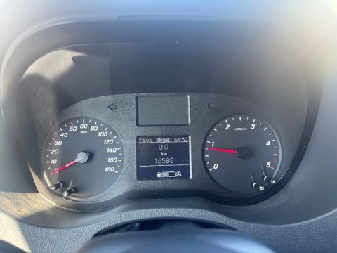 Mercedes-Benz 317CDI Dubbelcabine Openlaadbak Airco 3500KG Trekhaak 16.500KM BPM VRIJ  10 x op voorraad | Van Nierop BV [15]