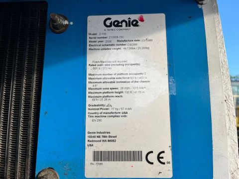 Genie Z-135 | Brabant AG Industrie [14]