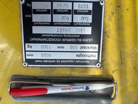Komatsu Vorkheftruck Triple Mast & Side Shift + Lader | Van Nierop BV [11]