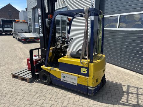 Komatsu Vorkheftruck Triple Mast & Side Shift + Lader | Van Nierop BV [5]