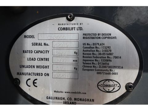 Combilift
CB3000 | 2.5 TON | 6 METER | TRIPLEX | SIDESHIFT | Hulleman Trucks [20]