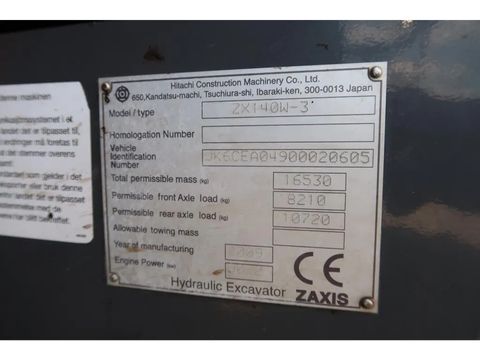 Hitachi ZX140 W-3 | Companjen Bedrijfswagens BV [6]