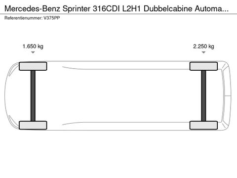 Mercedes-Benz 316CDI L2H1 Dubbelcabine Automaat Trekhaak | Van Nierop BV [14]