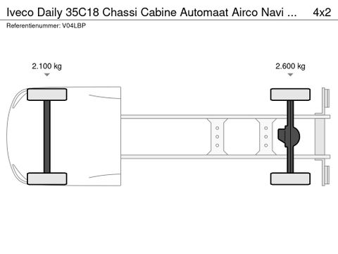 Iveco Chassi Cabine Automaat Airco Navi Cruisecontrol NIEUW BPM VRIJ | Van Nierop BV [22]