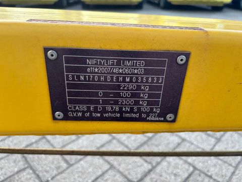 Niftylift Aanhanger Hoogwerker 2017 170HDE KUBOTA DIESEL | Van Nierop BV [6]