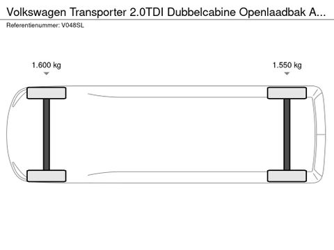 Volkswagen 2.0TDI Dubbelcabine Openlaadbak Airco Trekhaak EURO 6 | Van Nierop BV [10]