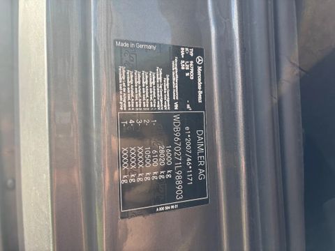Mercedes-Benz 1529 Schuifzeil Laadklep Automaat Dometic Dak Airco EURO 6 | Van Nierop BV [17]