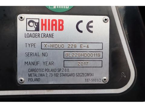 Kelberg
HIAB 228-4 | 3 AXLE | LIFT AXLE | 2X STEERING | KRAN / CRANE | Hulleman Trucks [19]