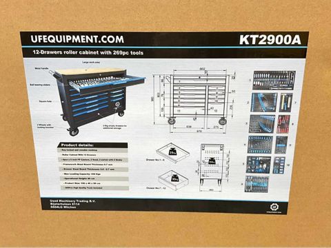 Ultra Force Equipment gereedschapswagen 12 laden incl 269 pcs gereedschap | Used Machinery Trading B.V. [5]