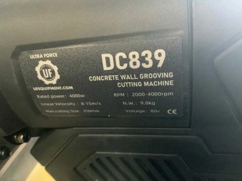 Ultra Force Equipment DC839 - Betonzaag | Used Machinery Trading B.V. [10]
