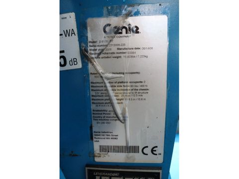 Genie
Z-51 /30J RT | 18 METER | 227 KG | Hulleman Trucks [17]