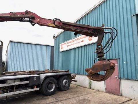 Mercedes-Benz L 6x2 MP1 WITH V-CRANE & HOOK-ARM SYSTEM (EPS WITH CLUTCH (3 PEDALS) / REDUCTION AXLE / STEEL-/AIR SUSPENSION / P.T.O. / LIFT-AXLE / ETC.) | Engel Trucks B.V. [10]