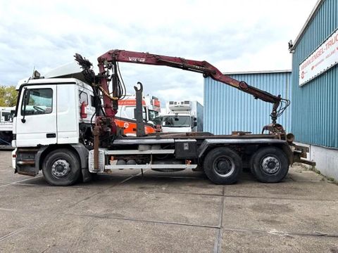 Mercedes-Benz L 6x2 MP1 WITH V-CRANE & HOOK-ARM SYSTEM (EPS WITH CLUTCH (3 PEDALS) / REDUCTION AXLE / STEEL-/AIR SUSPENSION / P.T.O. / LIFT-AXLE / ETC.) | Engel Trucks B.V. [6]