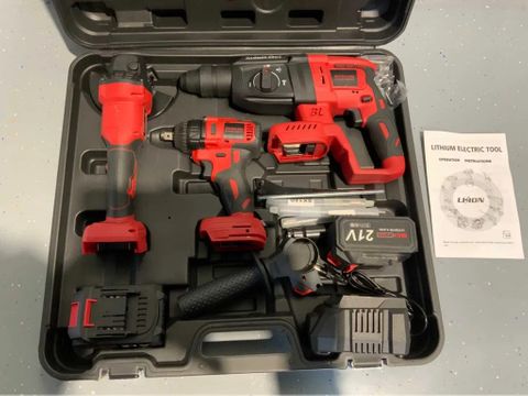 3 in 1 Accu gereedschapsset in koffer | Used Machinery Trading B.V. [8]