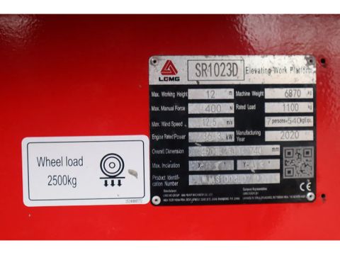 LGMG
SR1023D | 12 METER | 1.100 KG | Hulleman Trucks [20]