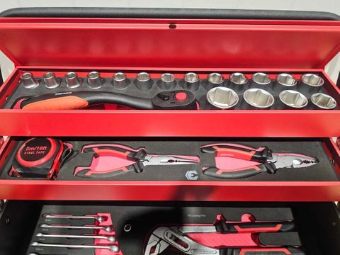 EVERFORCE Gereedschapskoffer metaal incl 86 pcs gereedschap | Used Machinery Trading B.V. [7]