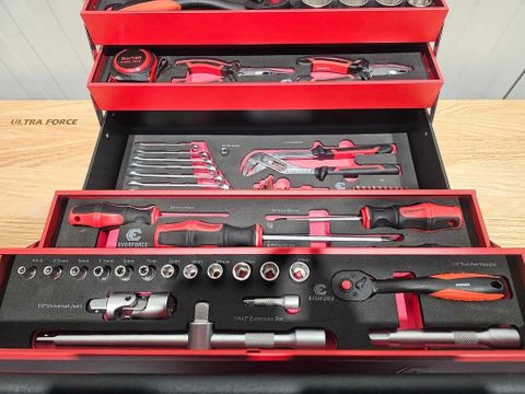 EVERFORCE Gereedschapskoffer metaal incl 86 pcs gereedschap | Used Machinery Trading B.V. [8]