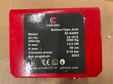 EVERFORCE Ballonkrik 3 ton, pneumatisch | Used Machinery Trading B.V. [9]