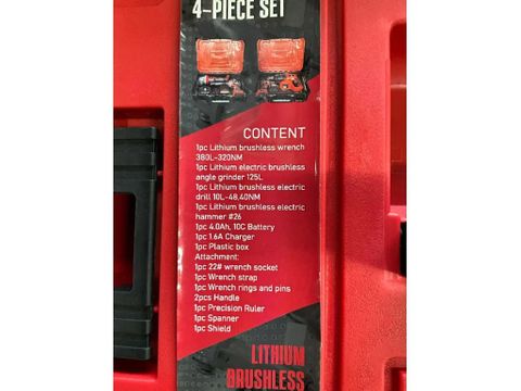 EVERFORCE 4-Delig Lithium accugereedschap incl 2 accu's en acculader in 2 koffers | Used Machinery Trading B.V. [11]