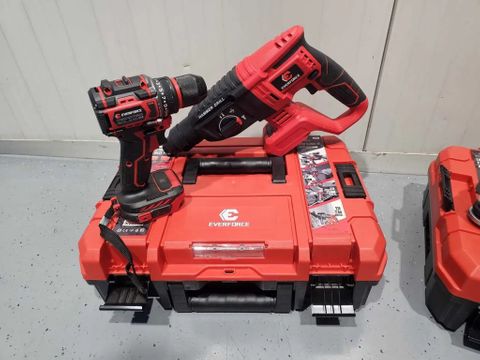 EVERFORCE 4-Delig Lithium accugereedschap incl 2 accu's en acculader in 2 koffers | Used Machinery Trading B.V. [9]