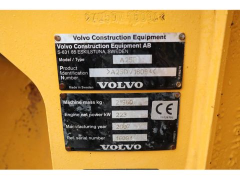 Volvo
A25D | A 25 D | AIRCO | GOOD CONDITION | Hulleman Trucks [20]