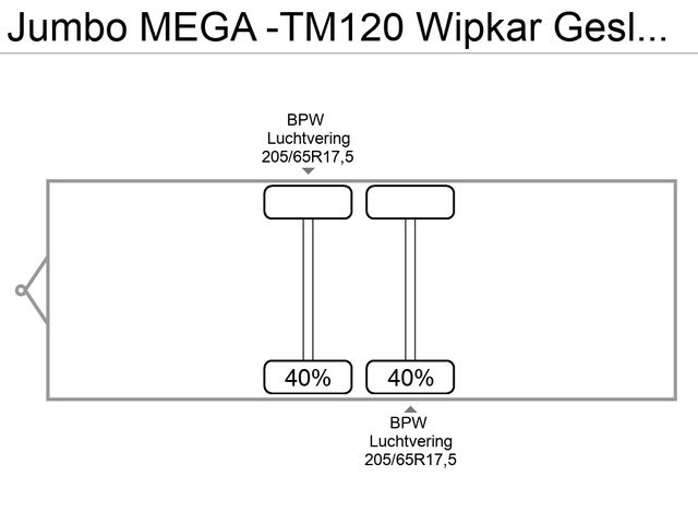 Jumbo MEGA -TM120 Wipkar Gesloten, WF-89-VR | JvD Aanhangwagens & Trailers [6]