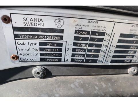 Scania
| 8X4 | HOOKLIFT | MANUAL | BIG AXLES | EURO 3 | Hulleman Trucks [20]