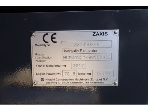 Hitachi
ZX135 US-6 | ROTOTILT | DOZERBLADE | 2D GPS | 3X BUCKET | Hulleman Trucks [21]