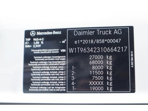 Mercedes-Benz
| 6X2 | FULL AIR | RETARDER | 33.000 KM! | EURO 6 | Hulleman Trucks [21]