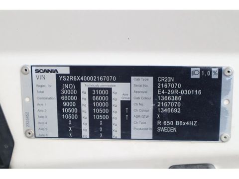 Scania
| 6X4 | FULL STEEL | BIG AXLES | RETARDER | EURO 6 | Hulleman Trucks [20]