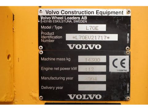 Volvo
L70E | BUCKET | QUICK COUPLER | EXTRA FUNCT | AIRCO | Hulleman Trucks [20]