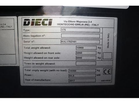 Dieci
RUNNER 40.13 | HYDR. FORKS | LOW HOURS | Hulleman Trucks [20]