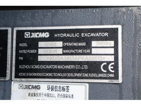 XCMG
XE380E | CE | QUICK COUPLER | CUMMINS STAGE V | FULL OPTION | Hulleman Trucks [20]
