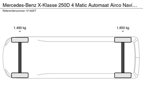 Mercedes-Benz 250D 4 Matic Automaat Airco Navi Cruisecontrol Trekhaak 3500KG GRIJS KENTEKEN Euro 6 | Van Nierop BV [30]